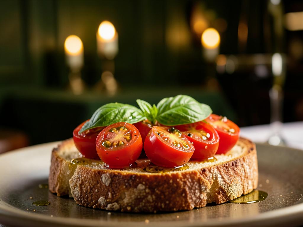Bruschetta Classica / Bruschetta Clásica · MalAmore, cucina italiana en Alcobendas