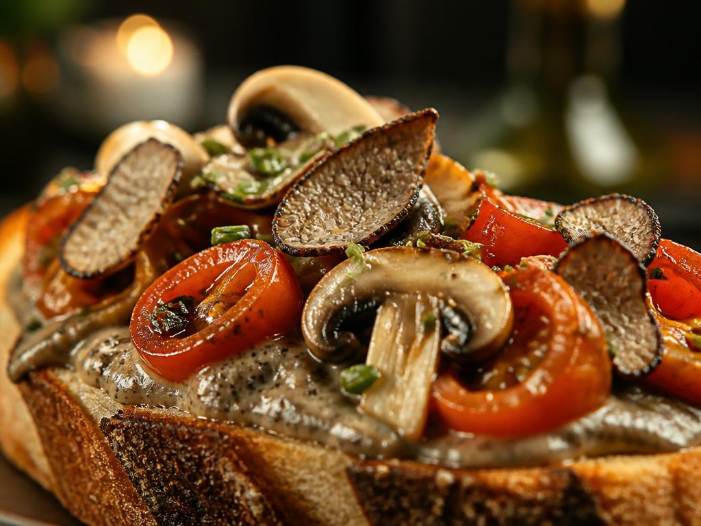 Bruschetta Mista al Tartufo / Tosta Mixta con Trufa · MalAmore, cucina italiana en Alcobendas