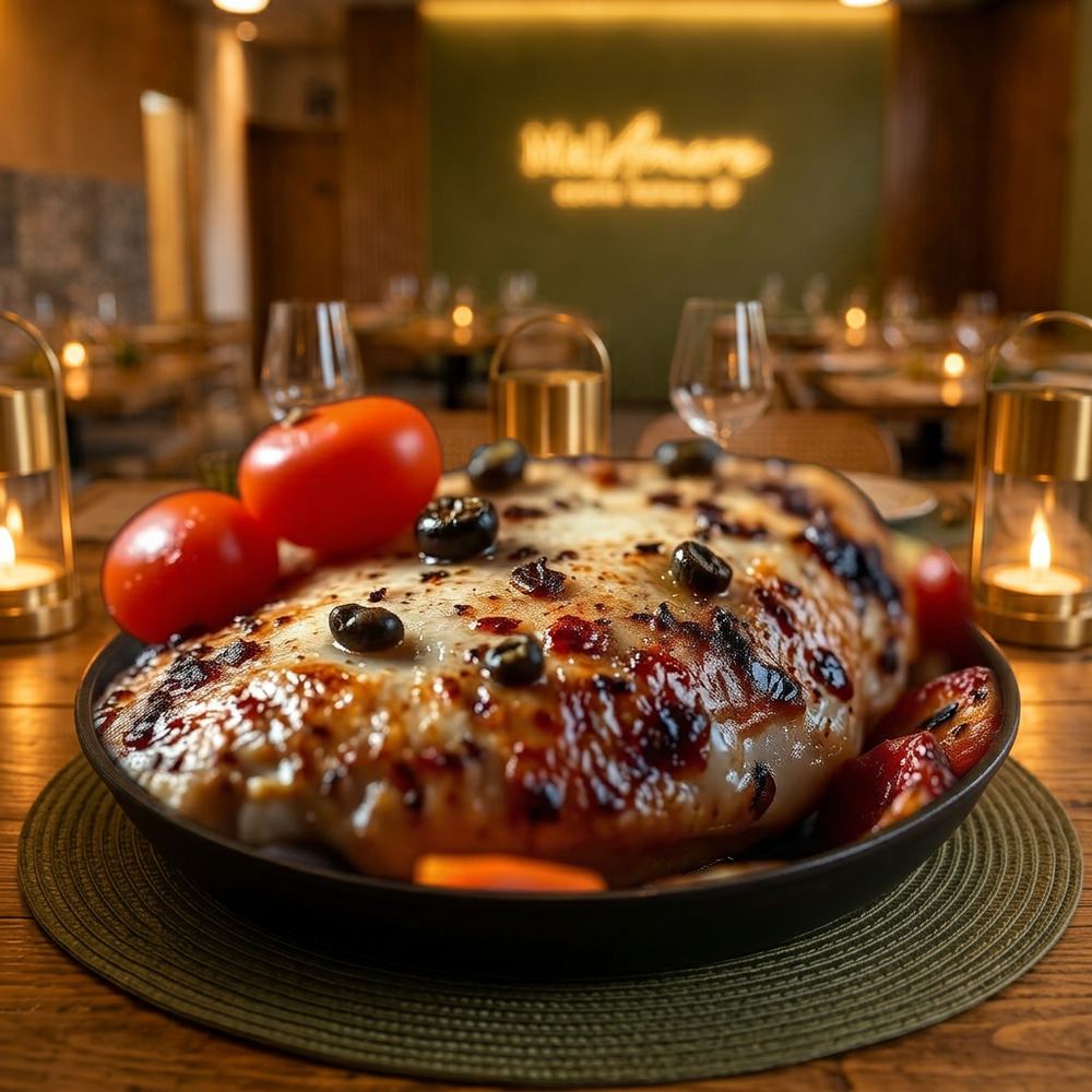 Pollo alla mediterranea / Pollo a la mediterránea · MalAmore, cucina italiana en Alcobendas